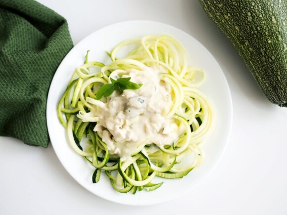 Blue Cheese Zoodles.
