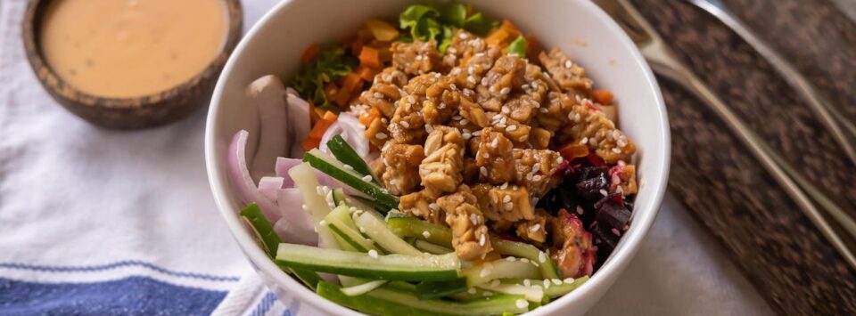 Low-Carb Vegan Bibimbap.